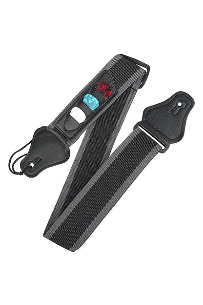 Nylon Boondocker Strap with 3-pick Holder