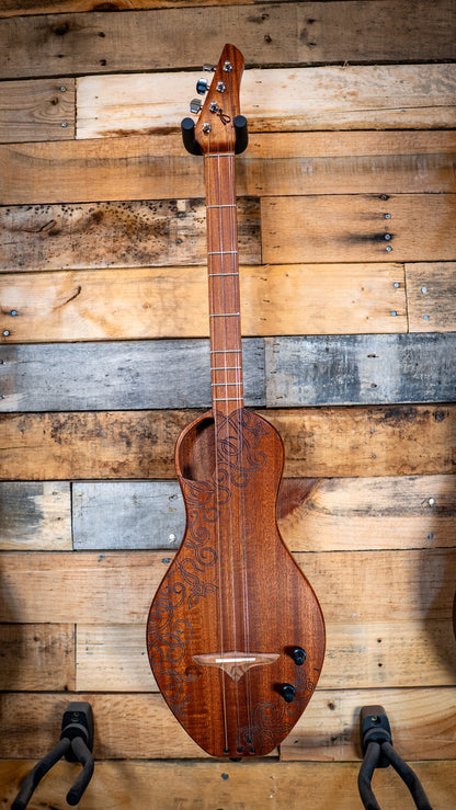 Boondocker D2 Sapele Electric/Acoustic (Celtic top) — front