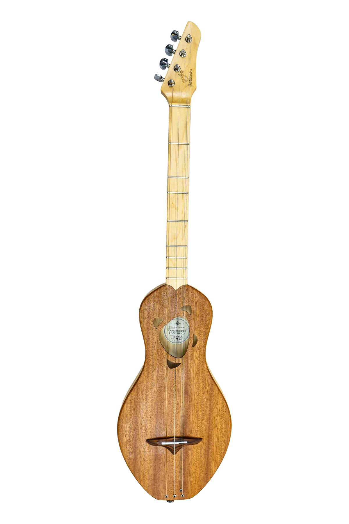 Boondocker Trailhead dulcimer guitar, full front view