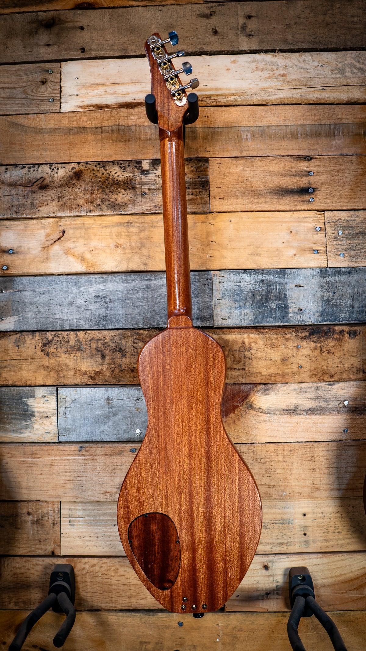 Boondocker D2 Sapele Electric/Acoustic (Celtic top) — back