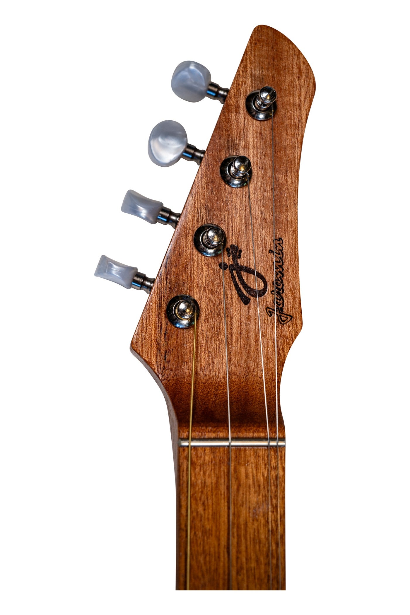 the Boondocker D2 Sapele Walking Dulcimer Acoustic 4-String w/Henna Top (MADE IN USA)