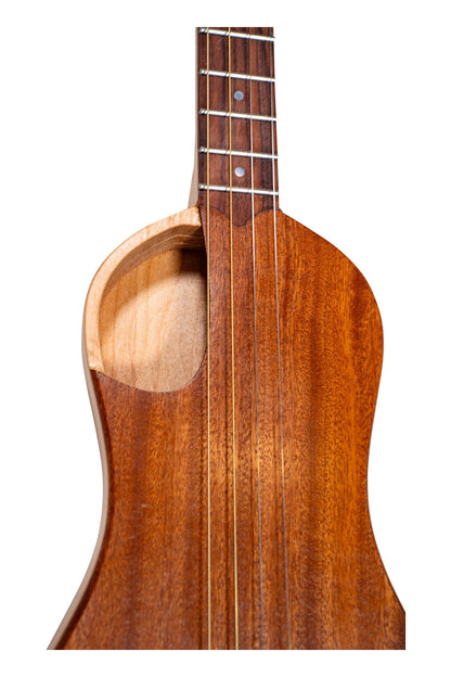 Boondocker Elite 4-String Chromatic Baritone Ukulele w/Maple Body and Sapele Top