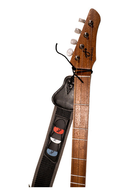 Nylon Boondocker Strap with 3-pick Holder