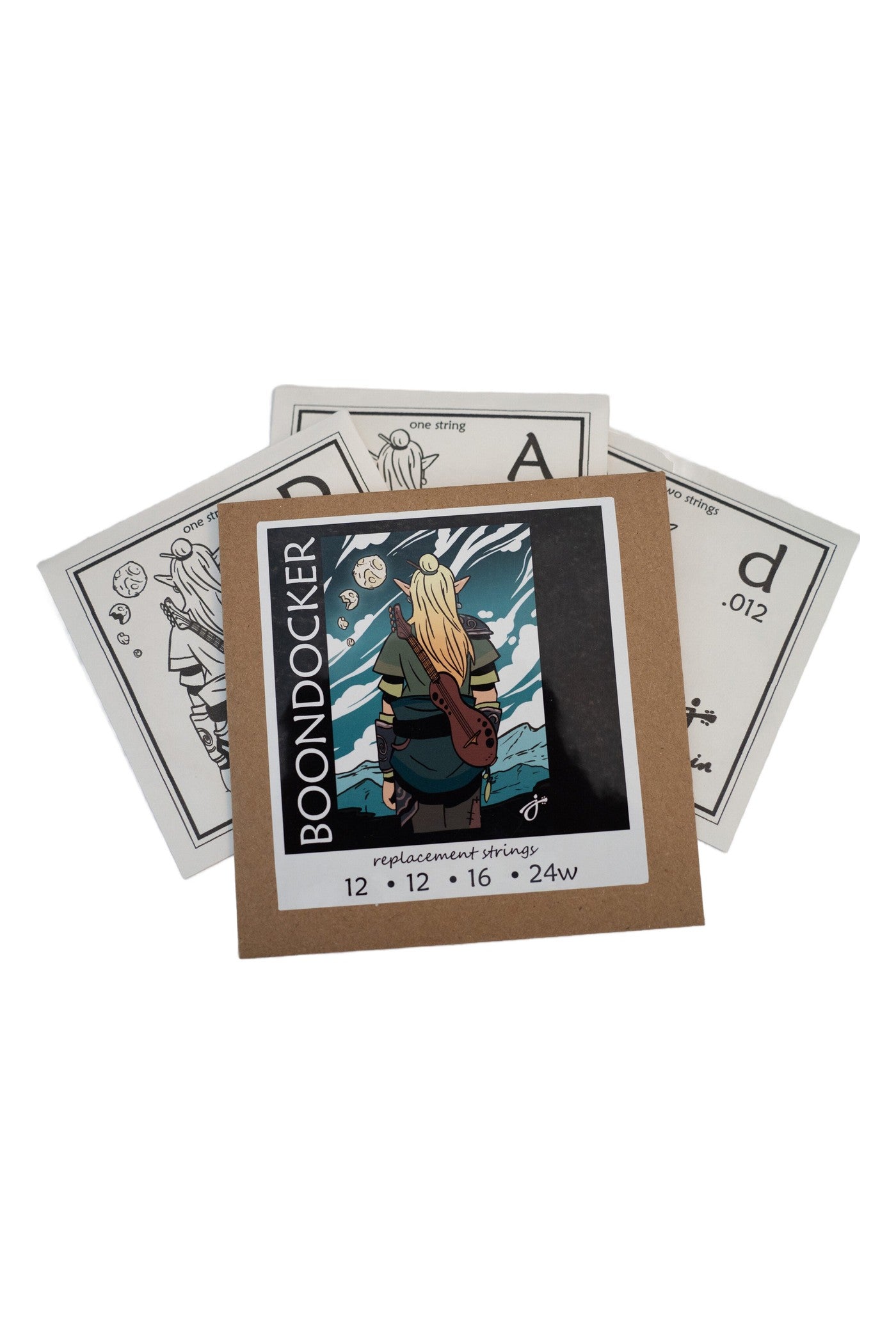 Boondocker Replacement Strings - Standard "DAD" Tuning