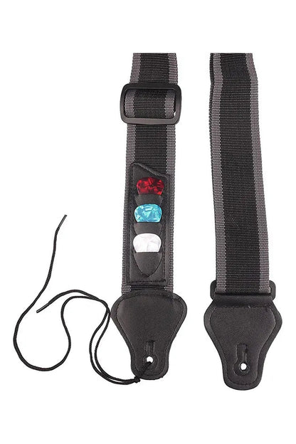 Nylon Boondocker Strap with 3-pick Holder