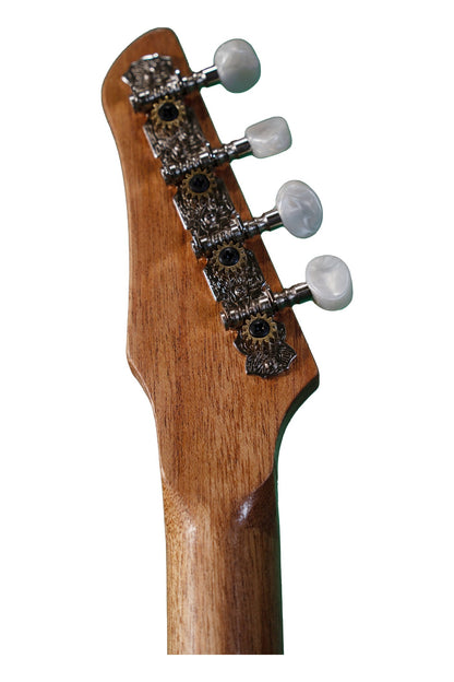 the Boondocker Classic Sapele Walking Dulcimer Acoustic 4-String w/Henna Top